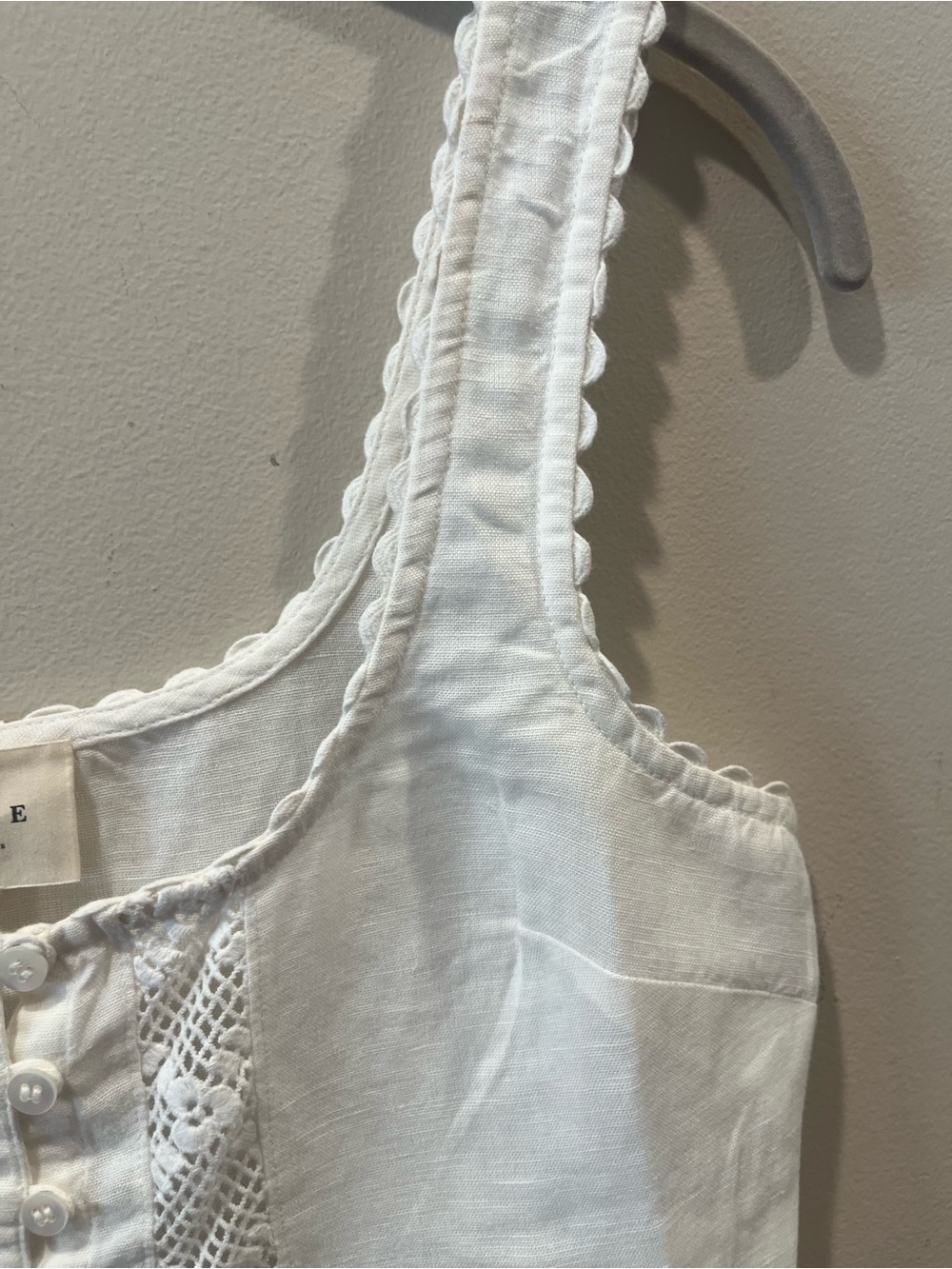 Sezane Lupya Top in Ecru, Size 2 - Picture 5 of 6